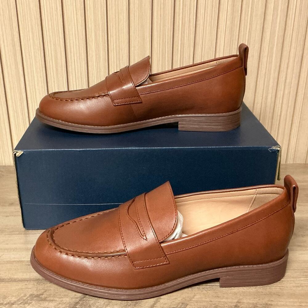 Cole Haan Women's Stassi Soft Leather Penny Loafers 6.5B